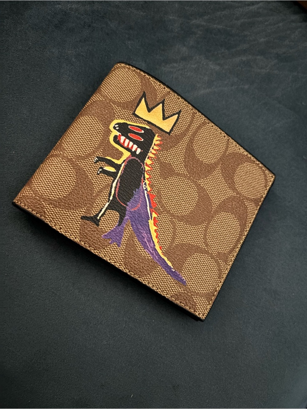 Coach X Jean Michel Basquiat Wallet, Limited Edition! Men’s Collection. - Picture 2 of 7